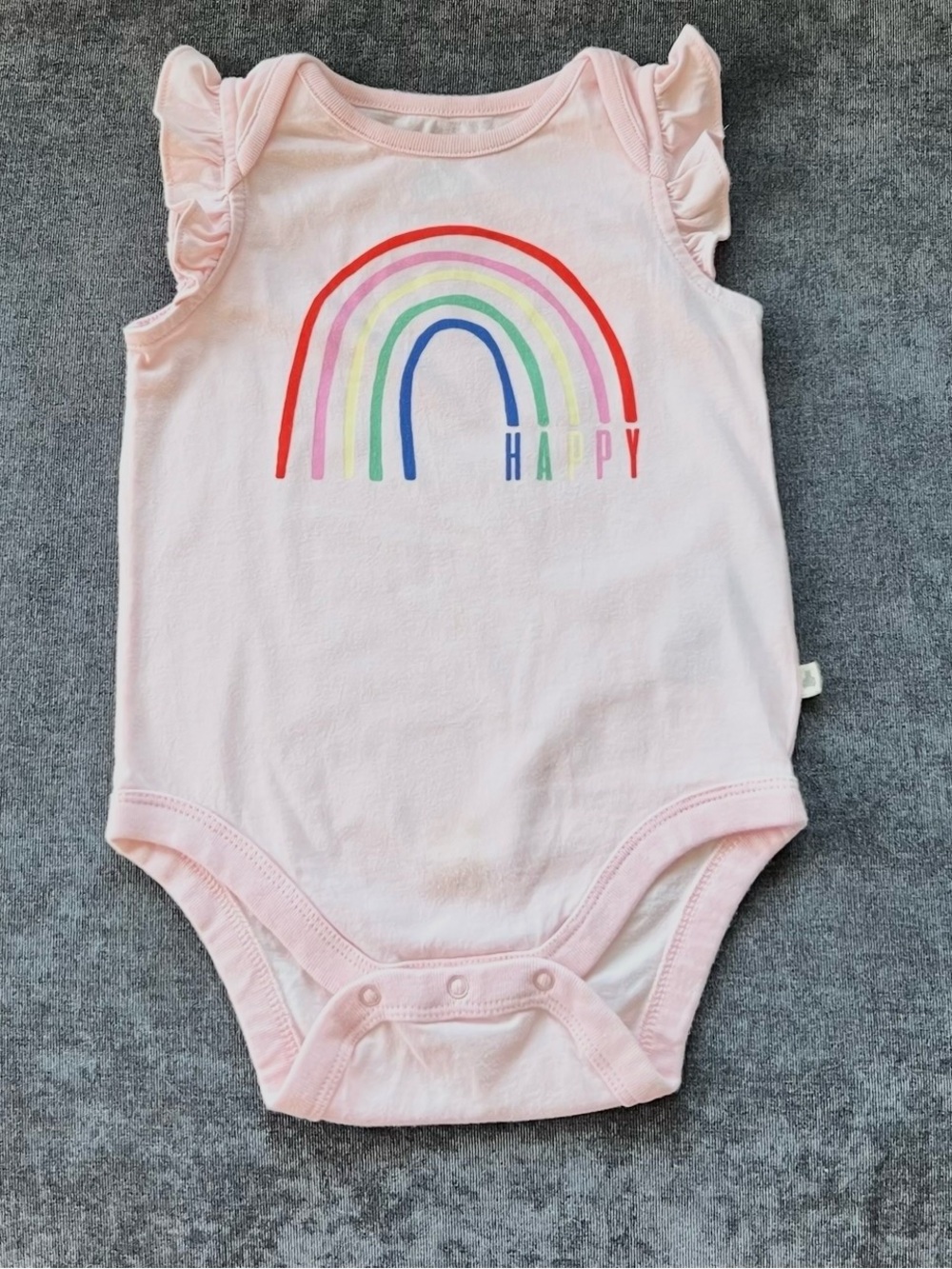 Gap Baby Rainbow Onesie Size 12-18 Months